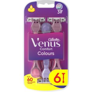 Gillette Venus 3 Comfort Colours jednorázová holítka 6ks