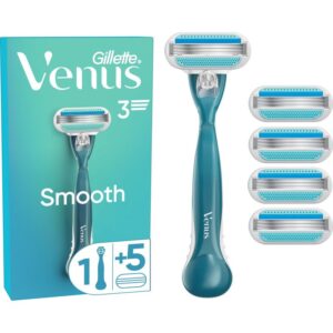 Gillette Venus Smooth strojek + 5 Náhradních hlavic